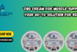 CBD Cream For Muscle Support