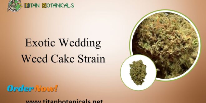 Exotic Wedding Weed Cake Strain