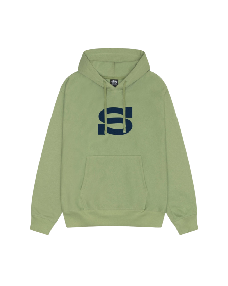 Letter-Hoodie-Green