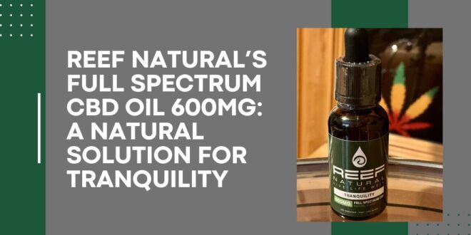 Full Spectrum CBD Oil 600mg